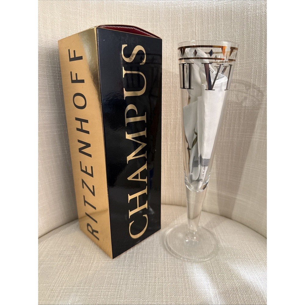 Ritzenhoff Champus Champagne Glass "Heller/KLEIST" 2004 #1070093